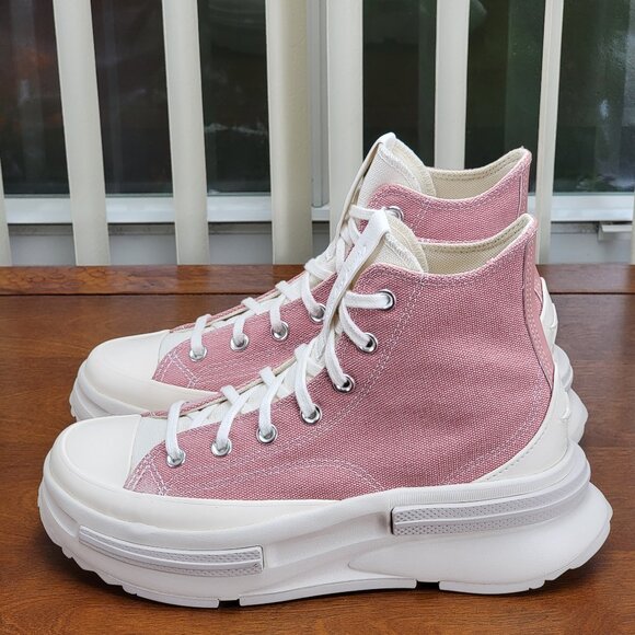 Converse Women's Run Star Legacy CX Hi Canvas A00873C Rush Pink Multi Sizes - Picture 5 of 12